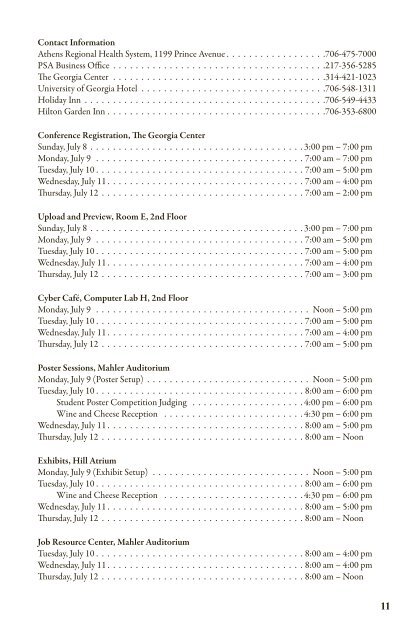 Poultry Science Association 101st Annual Meeting Program