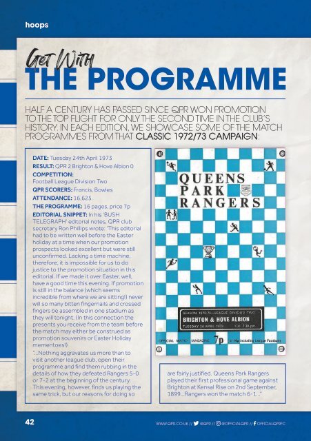 Queens Park Rangers v Norwich City