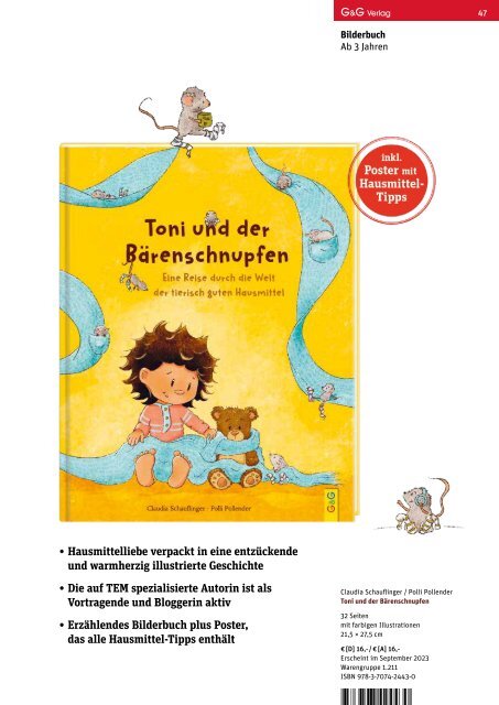 GG Verlag Kinderbuch Novitäten Herbst 2023