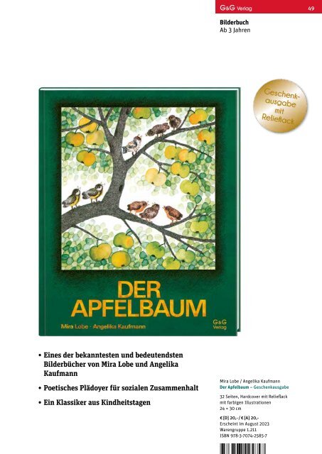GG Verlag Kinderbuch Novitäten Herbst 2023