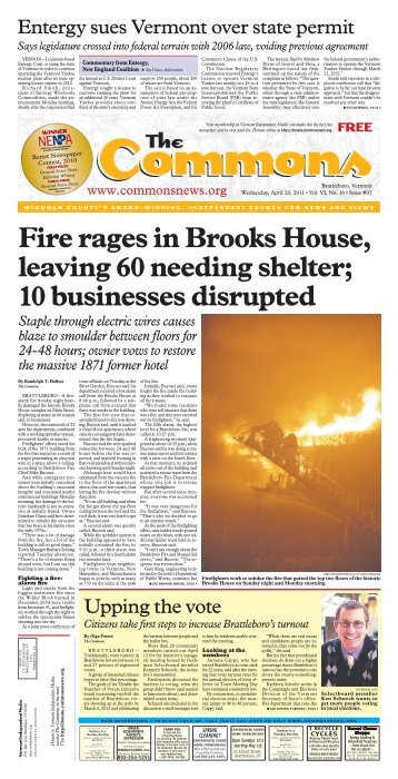 Fire rages in Brooks House, leaving 60 needing ... - The Commons