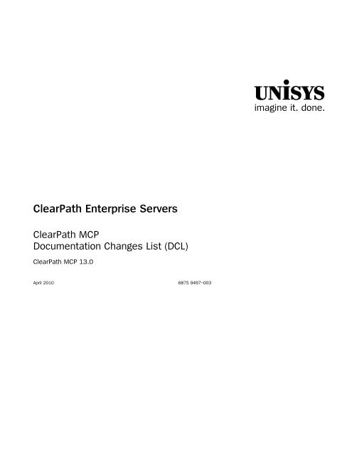 Clearpath Enterprise Servers Mcp Release Dcl Public Support Clearpath Enterprise Servers Mcp Release Dcl Public Support