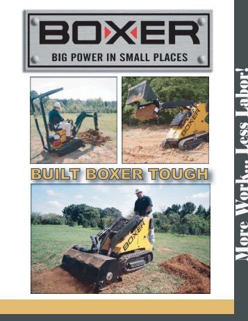 Boxer's Loader and Mini Excavator PDF Brochure