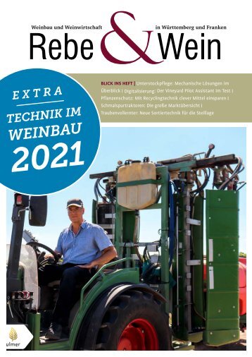 Rebe&Wein-Sonderheft: Technik im Weinbau 2021