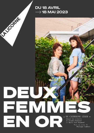 Programme de soirée - Deux femmes en or