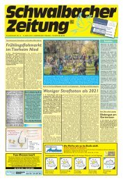 Schwalbacher Zeitung Ausgabe Kw 16-2023