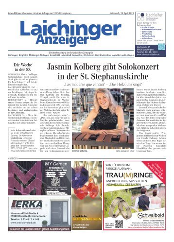 19.04.2023 Laichinger Anzeiger