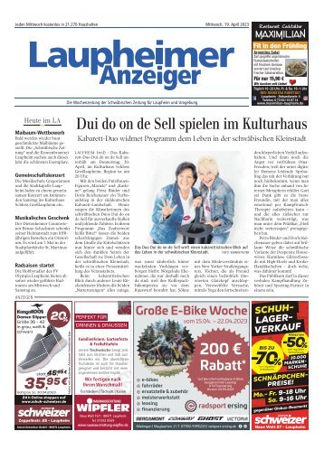 19.04.2023 Laupheimer Anzeiger