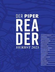 PIPER Reader Herbst 2023