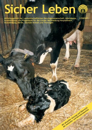 SL Ausgabe 2002-1 P - Die Landwirtschaftliche Sozialversicherung
