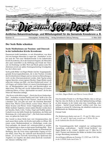 19.04.2023 Die kleine See-Post