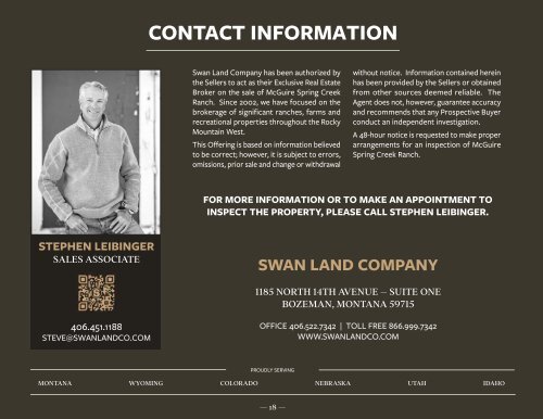McGuire Spring Creek Ranch Offering Brochure
