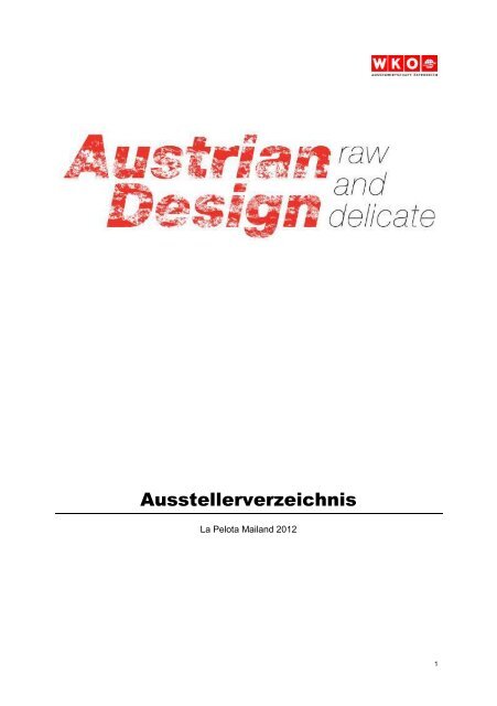 Ausstellerverzeichnis - Advantage Austria