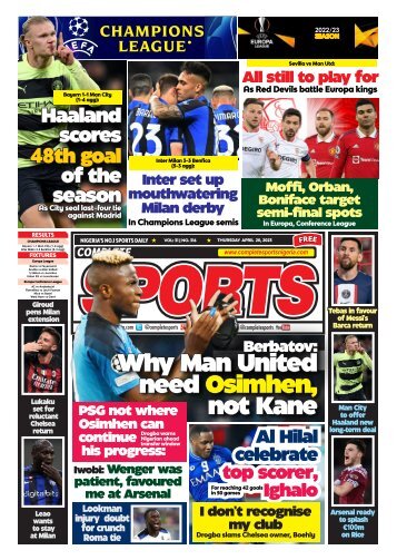 Complete Sports - Thursday, April 20, 2023