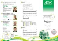 Agenda AOK Regionaldirektion Remscheid - Revidata GmbH