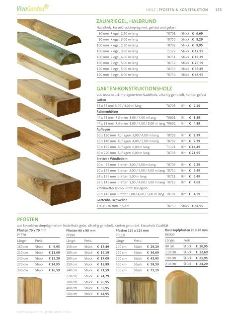 Zaunsysteme -Holz - WPC- Kunststoff - Metall