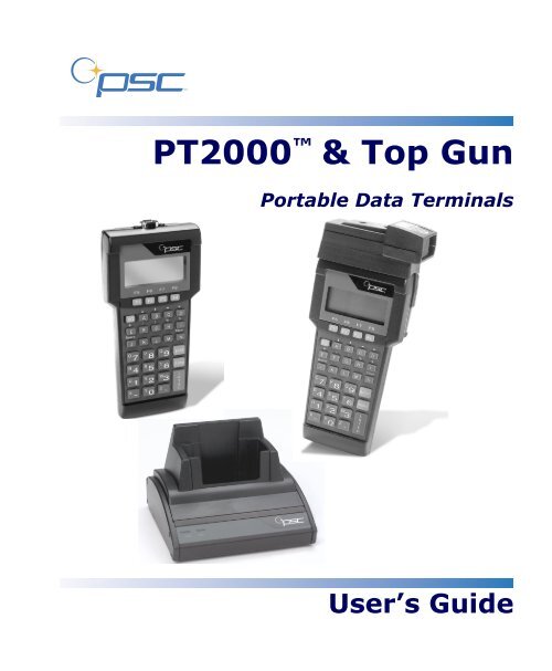 Percon PT 2000 Handheld  Barcode Scanner Model
