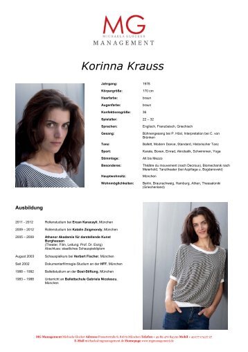 Korinna Krauss - MG Management