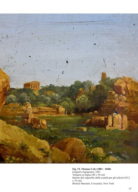 Thomas Cole - Quaderno 26 - aprile 2023