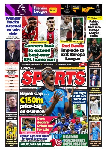 Complete Sports - Friday, April 21, 2023