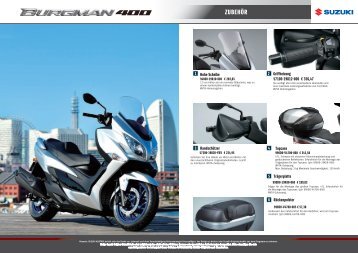 Suzuki BURGMAN 400 Zubehör 2024