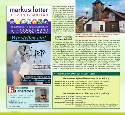 altlandkreis - Das Magazin für den westlichen Pfaffenwinkel - Ausgabe Mai/Juni 2023