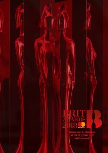 The BRIT Awards 2018 With Mastercard - Show Programme