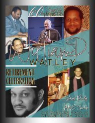 Pastor William D. Watley's Retirement Celebration Souvenir Journal - 2023
