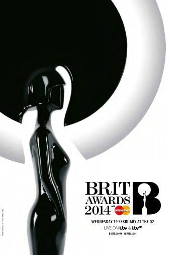 The BRIT Awards 2014 with Mastercard - Show Programme