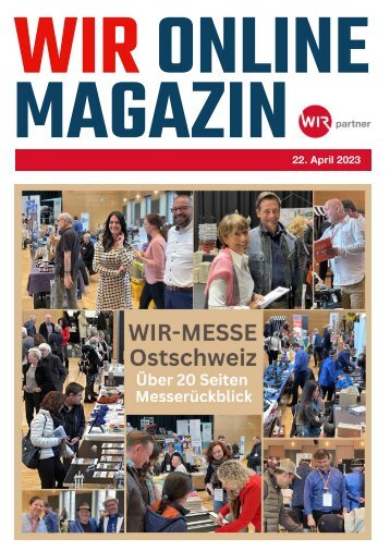 WIR-ONLINE MAGAZIN vom 22. April 2023