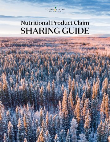 Nutritional Product Claim Sharing Guide