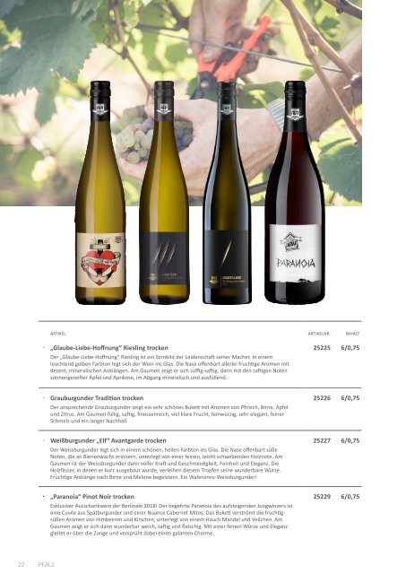 Wine & Spirits 2023/24 - K&K Getränke