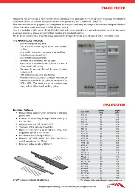 Megadyne produkt katalog - FEC Consulting