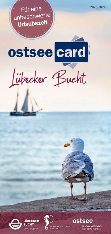 ostseecard-Broschüre Lübecker Bucht 2023-2024