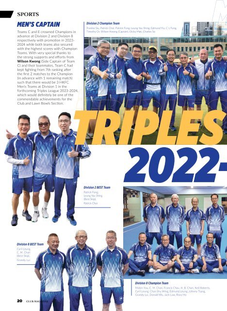 Club Magazine Issue 5, 2023