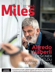 Miles #45 - ALFREDO HÄBERLIS - DESIGNER DU TEMPS ET DU COMPORTEMENT