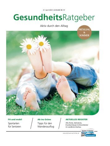 Gesundheitsratgeber Dachau – April 2023: Fit und gesund durch den Frühling