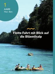 Buch «Gummibootführer Schweiz», Leseprobe: Aare Thun‒Bern