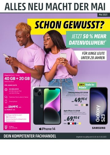 Telekom Monatsflyer Mai 2023