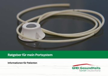 Ratgeber für mein Portsystem - Informationen für Patienten 