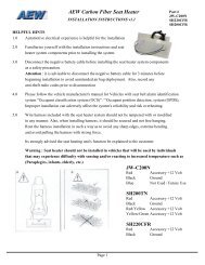JW-C200N SH220CFR SH200CFR Seat Heater Installation Instructions v1
