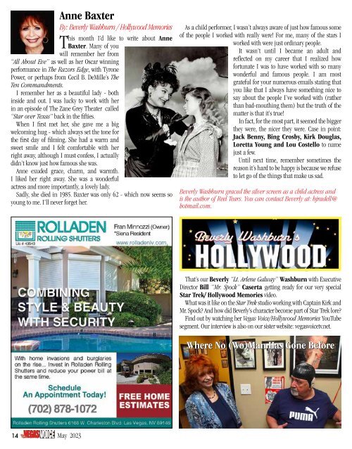Vegas Voice May 2023 Edition