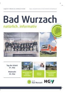 26.04.2023 Bürger- und Gästeinformation Bad Wurzach