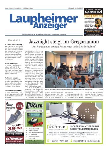 26.04.2023 Laupheimer Anzeiger