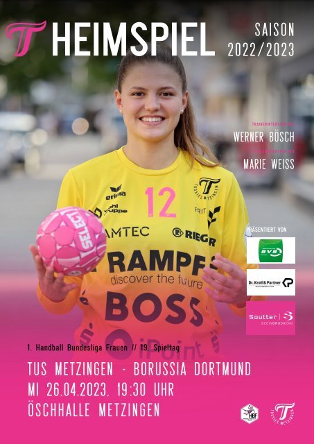 Hallenheft 26.04.2023 TUSSIES Metzingen - Borussia Dortmund