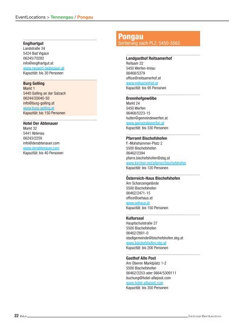 Salzburger EventLocation-Index - BASIC IT