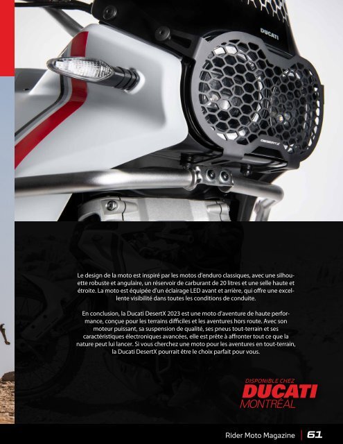 Rider Moto Magazine | Vol. 9 | Avril 2023