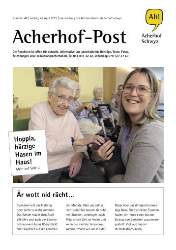Acherhof-Post Nr. 48 | 28. April 2023
