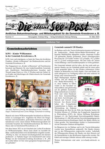 26.04.2023 Die kleine See-Post