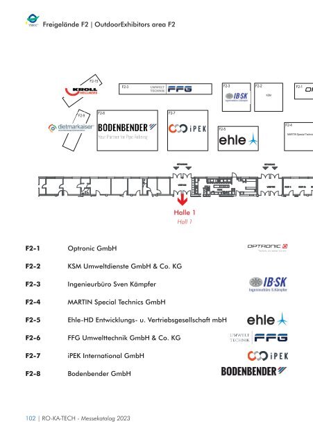 RO-KA-TECH 2023 Messekatalog